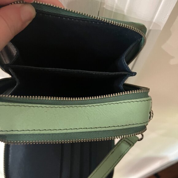 Vintage Fossil green small cross body bag - Picture 6 of 6